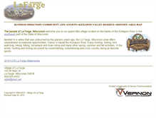Tablet Screenshot of lafarge-wisconsin.com